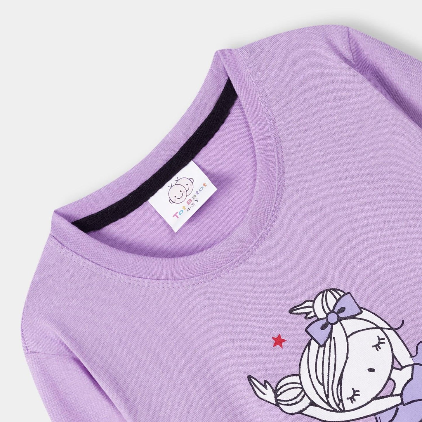 Cute Doll purple full sleeve outfit