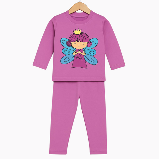 Fairy Dreams Pajama Set – Purple Wings Edition for Little Sleep Queens