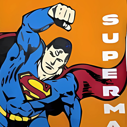 Boys' Superman Power Outfit – Orange & Black